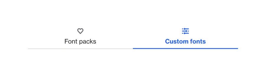 Ortto
				tabs ui component
