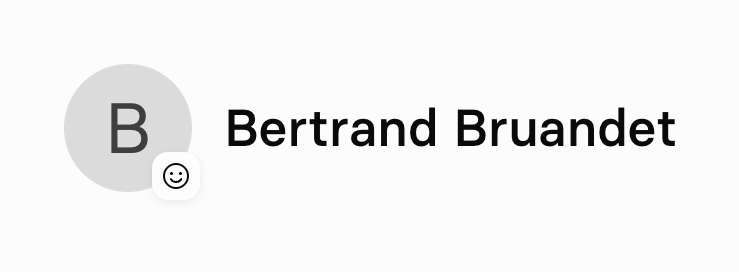 Current
				avatar ui component