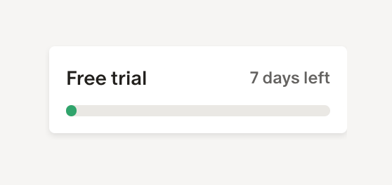 Monarch
				progress indicator ui component