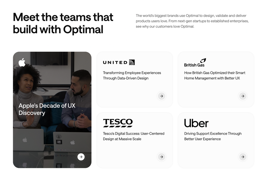 Optimal
			design ui component