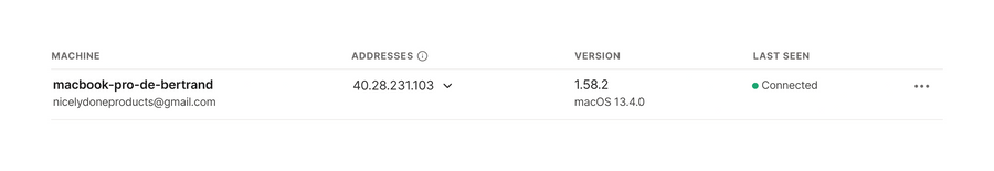 Tailscale
				table ui component