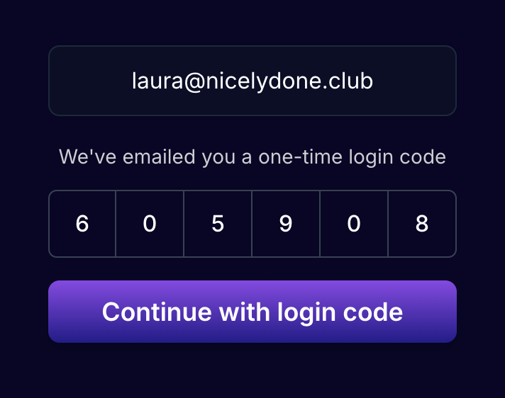 Reflect
				input code ui component