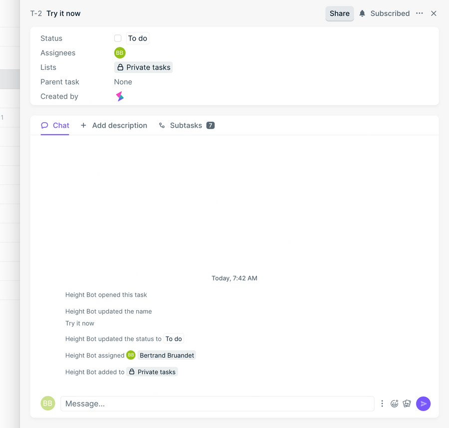 Height
			card layout desktop collaboration task management chat project tracking update ui component
