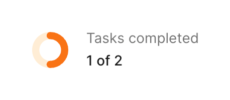 Aboard
				progress indicator ui component