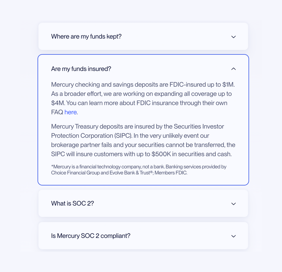 Mercury
				accordion ui component
