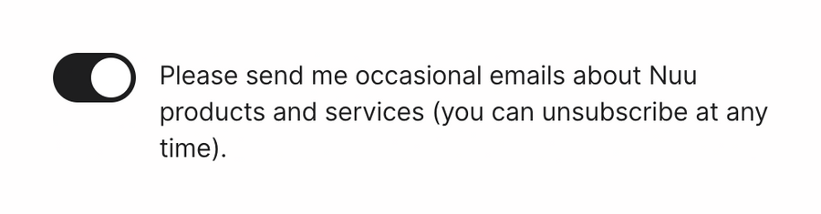 Nuu
				toggle/switch ui component
