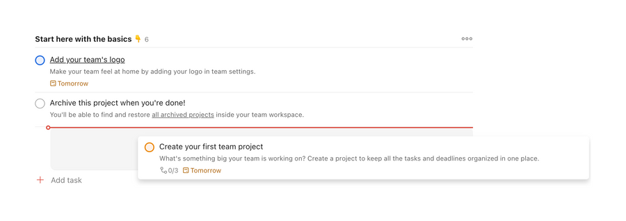 Todoist
				reorder ui component