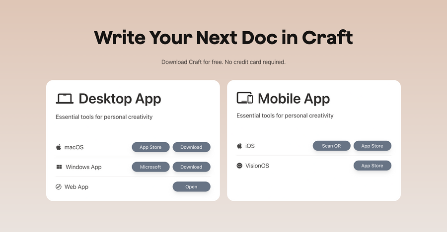 Craft
			download document creation ui component