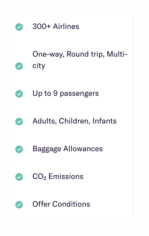 Duffel
				benefit list ui component