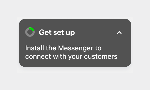 Intercom
				progress indicator ui component