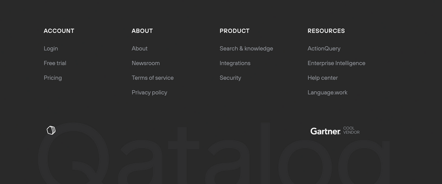 Qatalog
				footer ui component