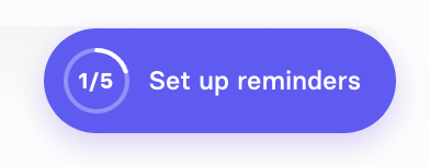Current
				progress indicator ui component