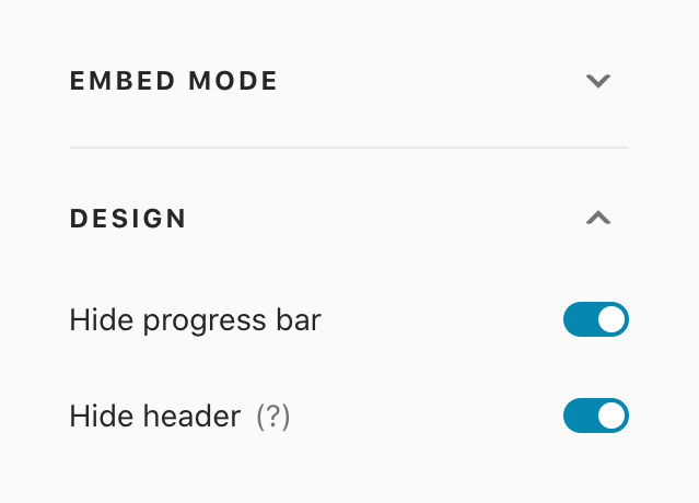 Typeform
				accordion ui component