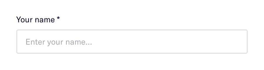 Duffel
				input text ui component