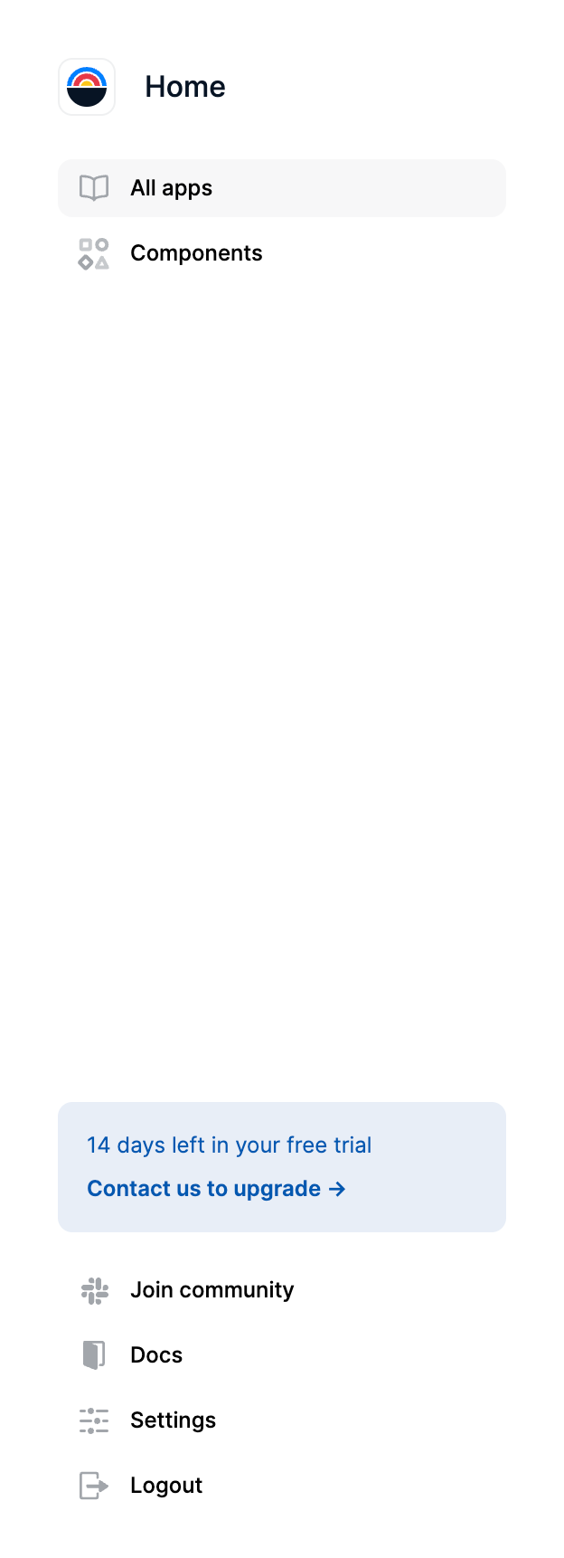Latitude
				vertical navigation ui component