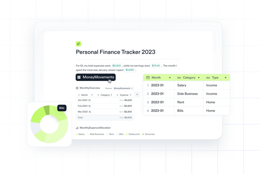 Decipad
				illustration ui component