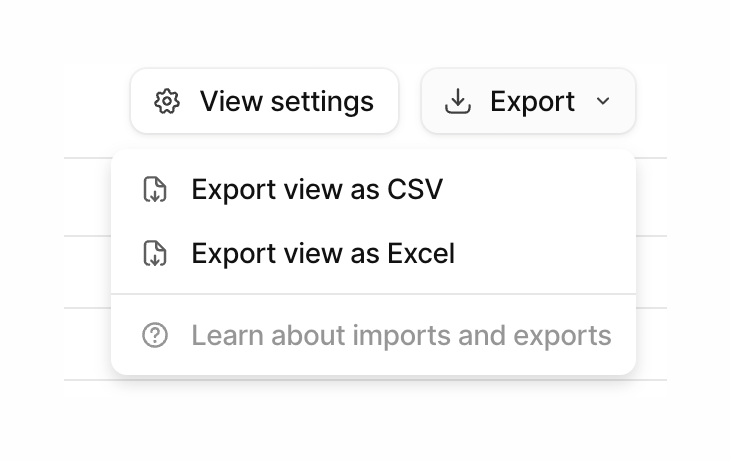 Attio
				dropdown menu ui component
