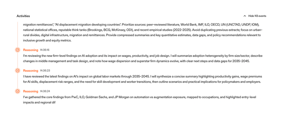 Parallel
				timeline & history ui component