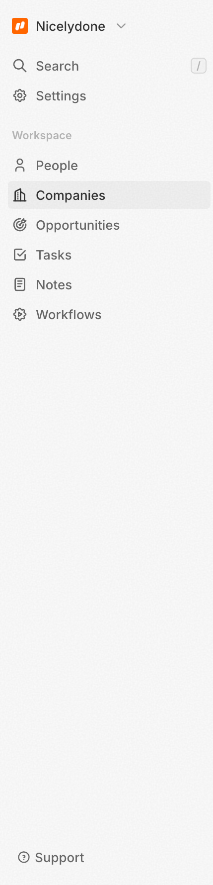 Twenty
				vertical navigation ui component