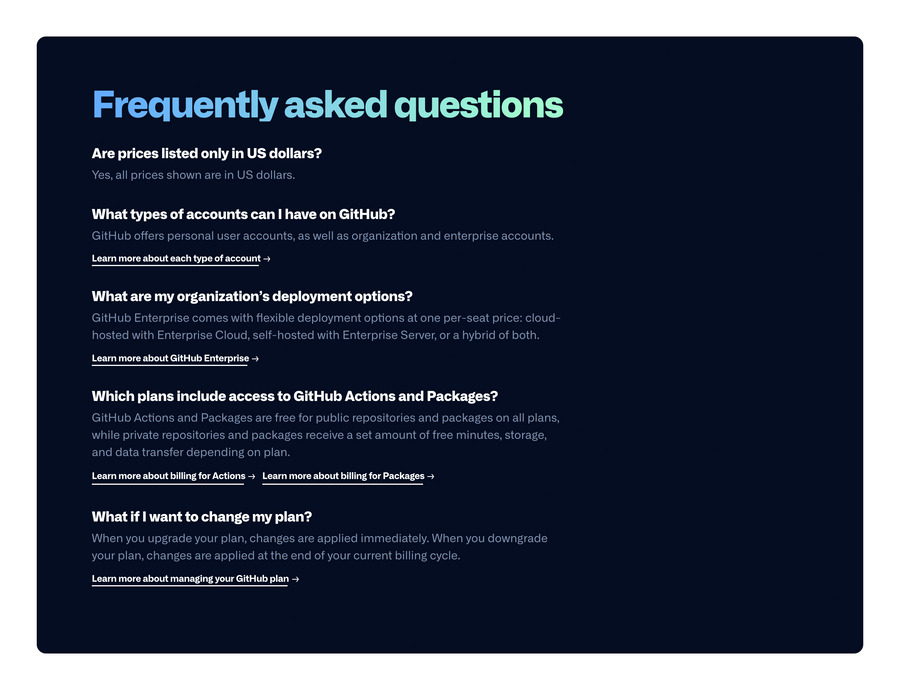 Github
				faq ui component