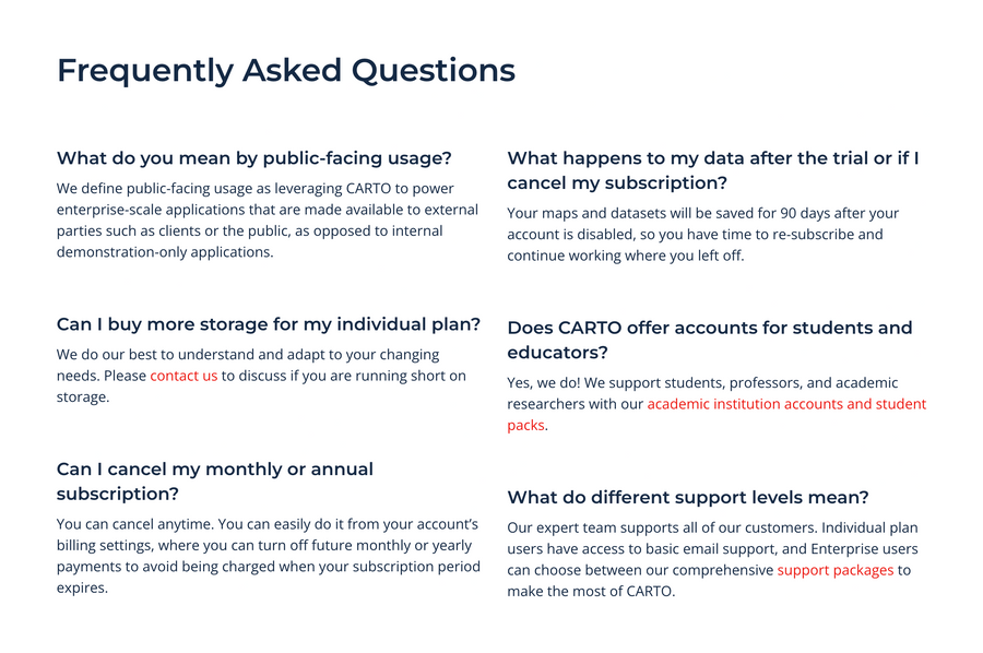 Carto
				faq ui component