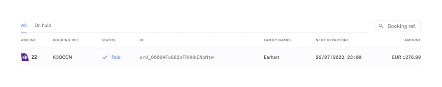Duffel
				table ui component