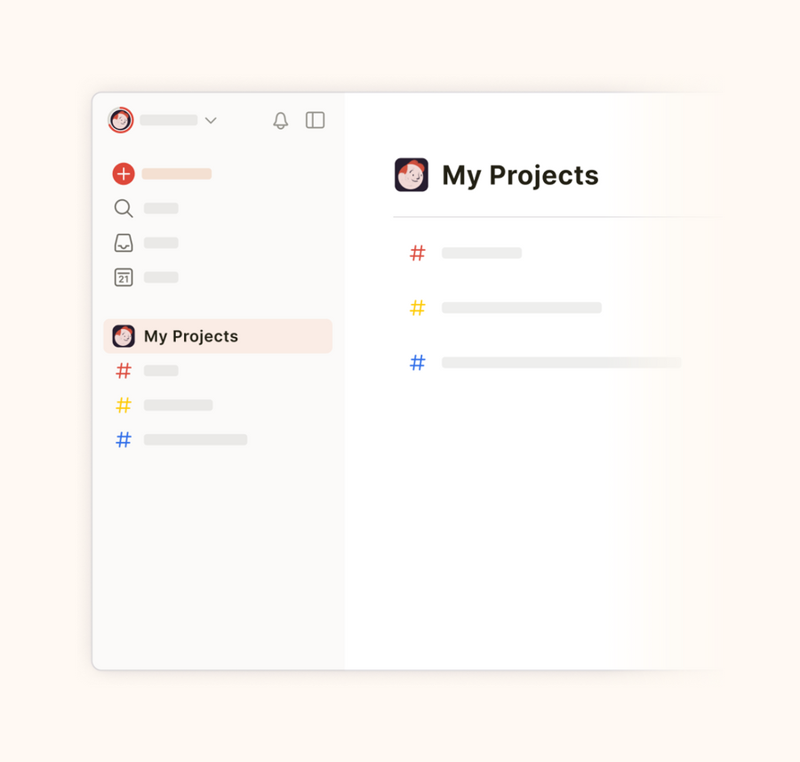 Todoist
				illustration ui component