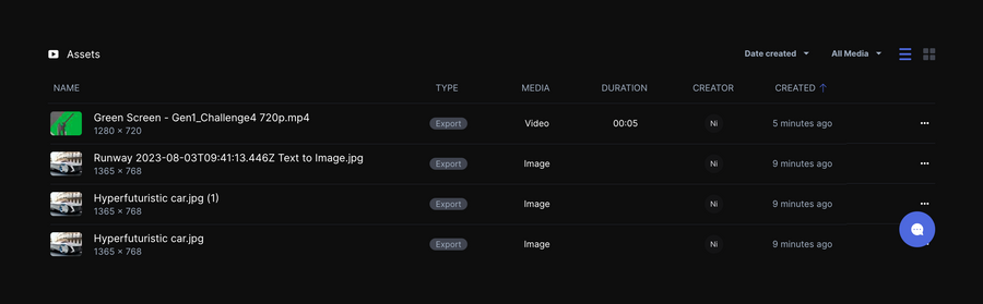 Runway
				table ui component