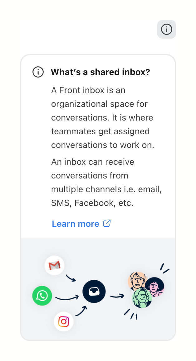 Front
				message ui component