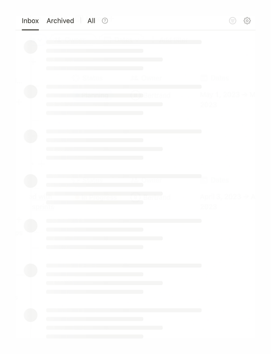 Notion
				skeleton ui component