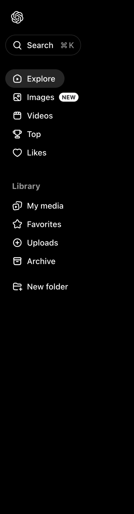 Sora
				vertical navigation ui component