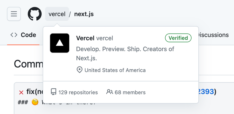 Github
				card ui component