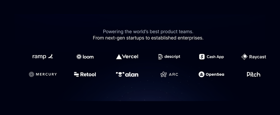 Linear
				social proof ui component