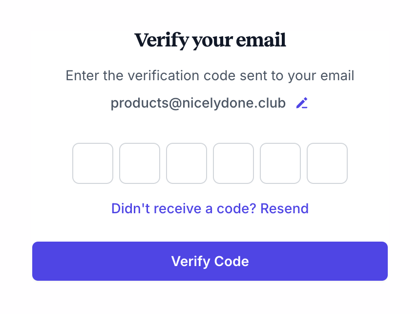 Gumlet
				input code ui component