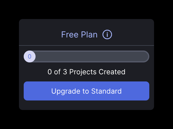 Runway
				upgrade your plan ui component