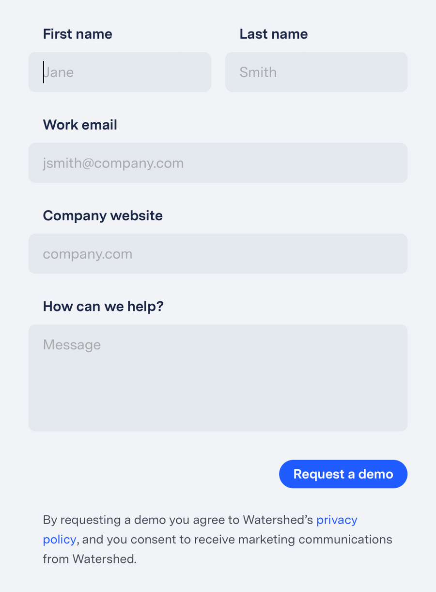 Watershed
				form element ui component