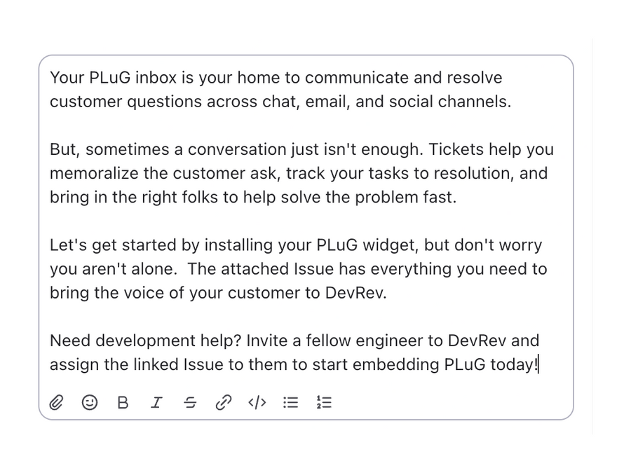 DevRev
				rich text editor ui component
