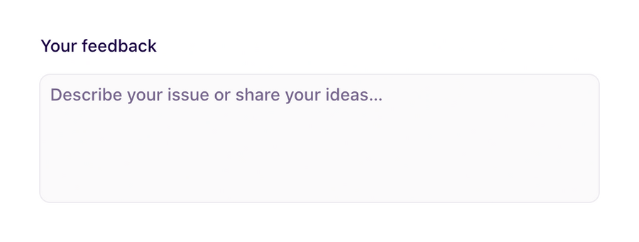 Dovetail
				input text ui component