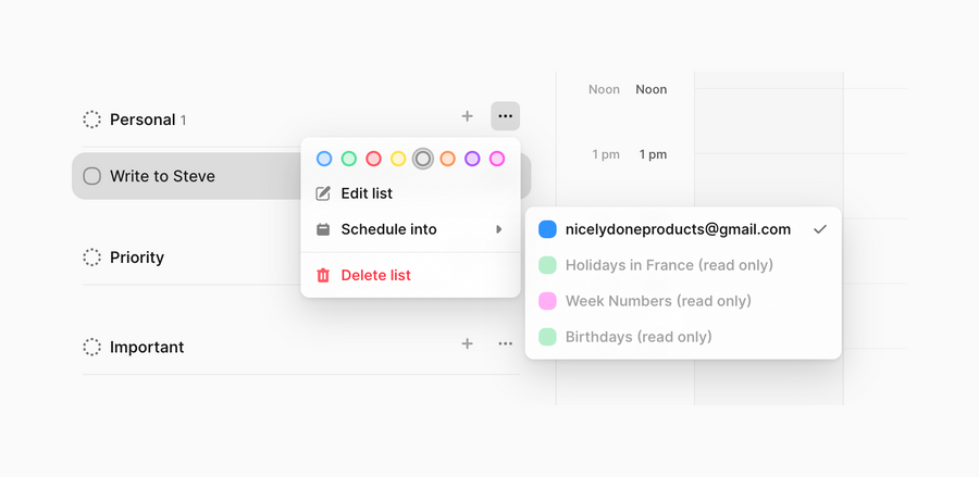 Amie
				dropdown menu ui component