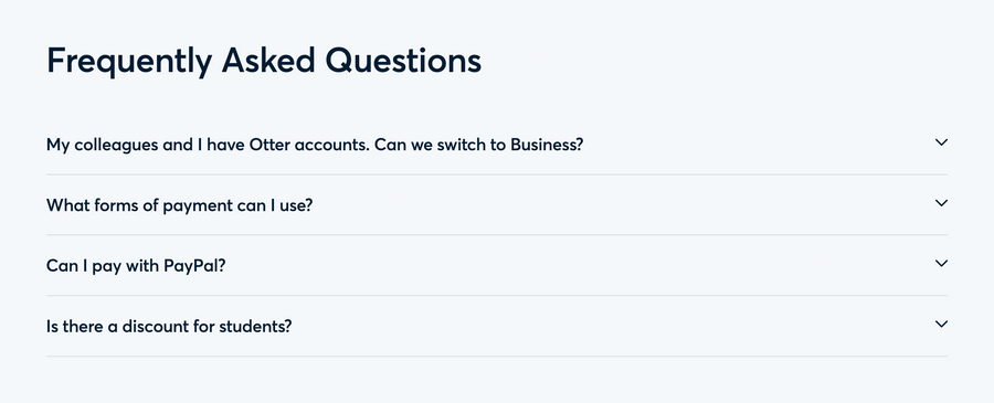 Otter
				faq ui component