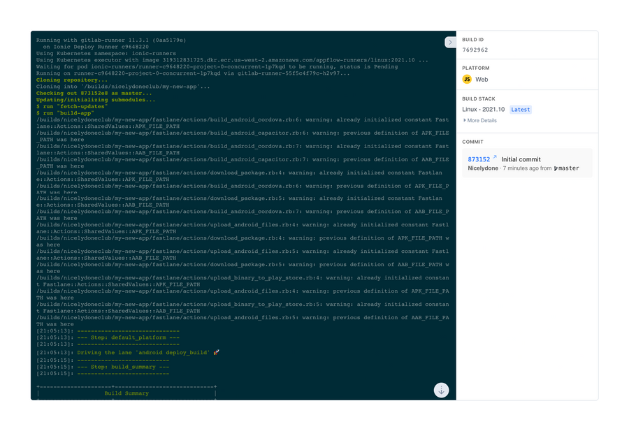 Ionic
				code block ui component