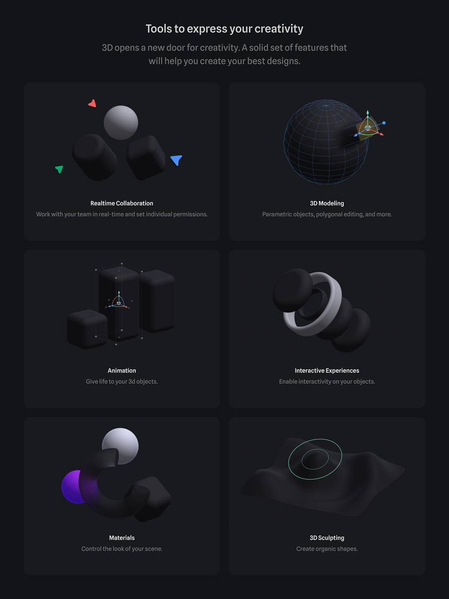 Spline
				bento box ui component
