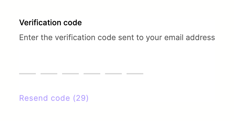 Clerk
				input code ui component