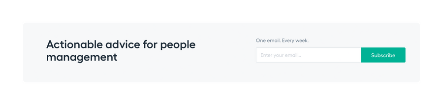 Lattice
				newsletter signup form ui component