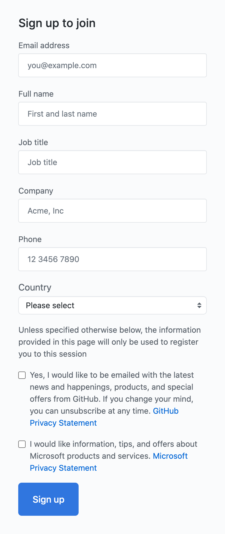 Github
				form element ui component