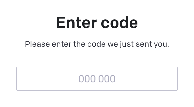 OpenAI
				input code ui component