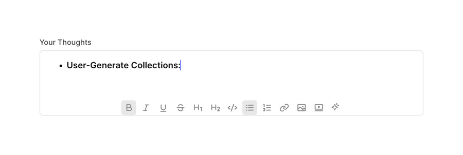 FeatureOS
				rich text editor ui component