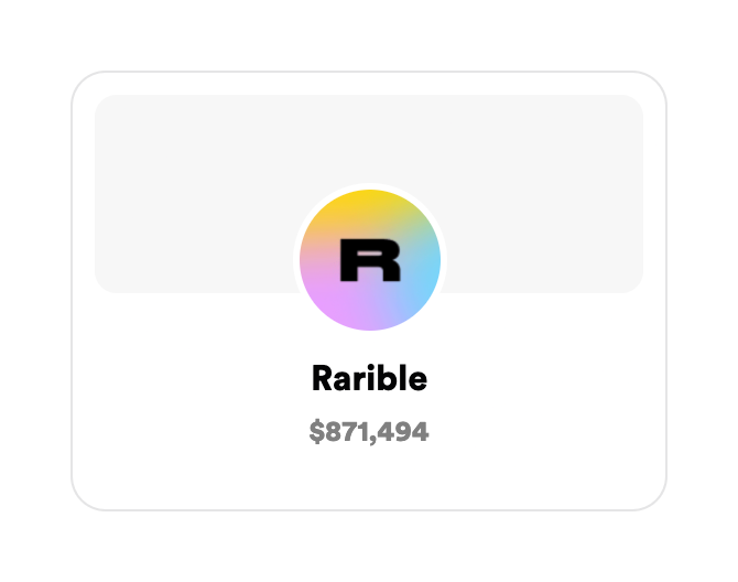 Rarible
				button ui component