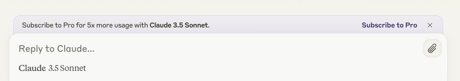 Claude
				upgrade your plan ui component