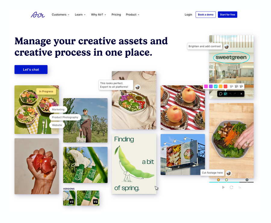 Air
				hero section ui component